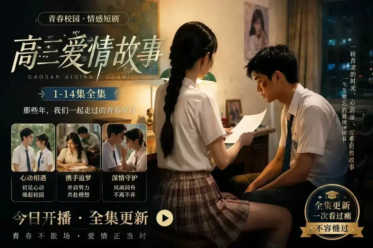 《B中爱情故事》AI校园短剧未删减完整版 - 误会篇4KHDR画质 - 百度网盘在线秒存 - 高清观看