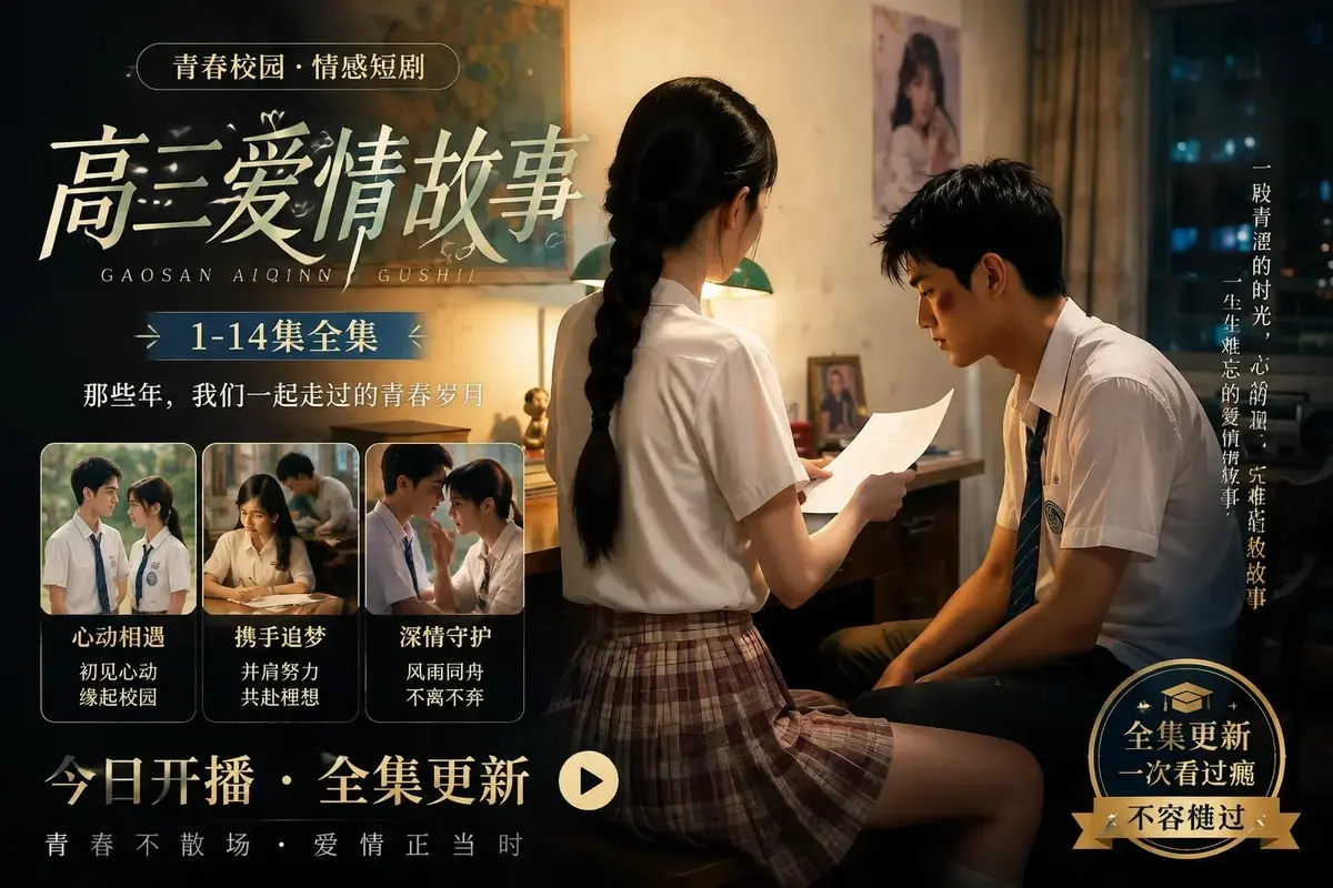 《高三爱情故事》AI短剧全集高清无删减-在线观看免费蓝光中字版-百度阿里云盘资源直链
